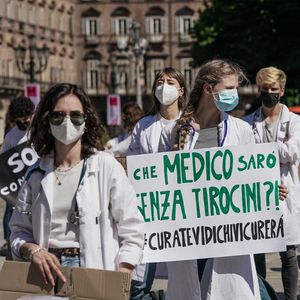 protesta studenti Medicina