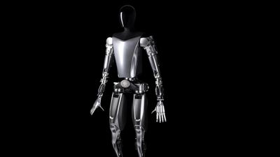 Optimus, il prototipo di robot umanoide presentato dall’imprenditore Elon Musk. 