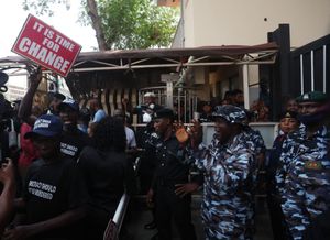 ​Proteste durante le elezioni nigeriane svoltesi a fine febbraio