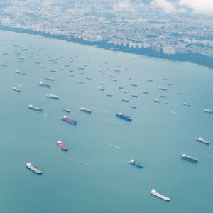 ​Uno degli snodi degli scambi mondiali: lo Stretto di Malacca. 