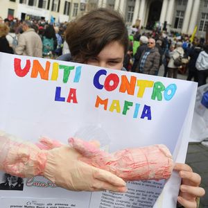 Manifestazione anti Mafia