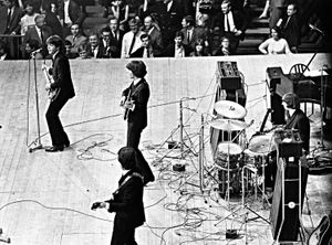 ​un concerto dei Beatles