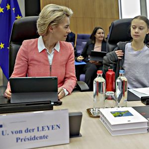 ​Ursula von der Leyen e Greta Thunberg