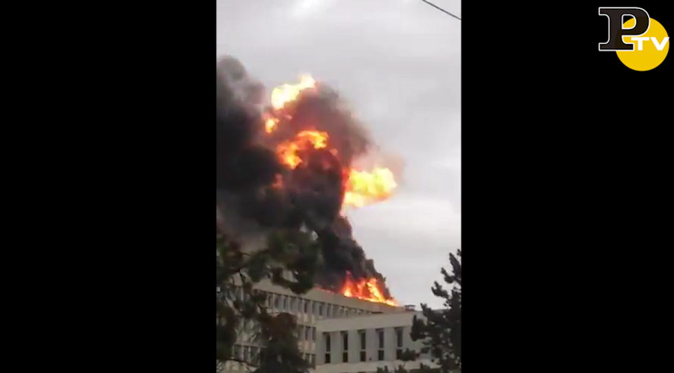 Lione esplosione università video