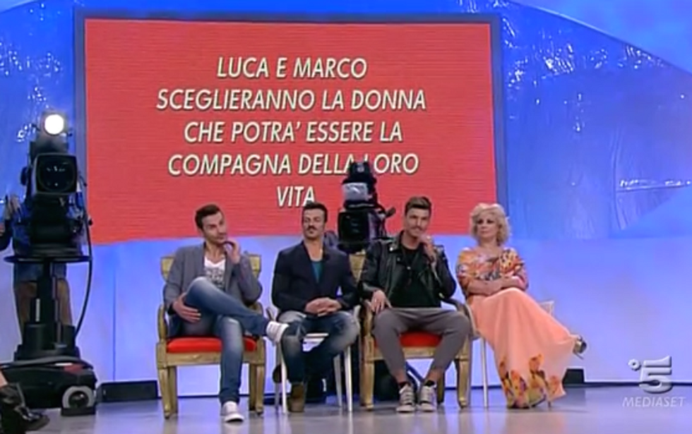 Uomini e Donne 2014: Luca bacia Eleonora, Marco elimina Noemi