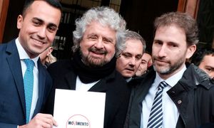 Luigi Di Maio, Beppe Griello e Davide Casaleggio