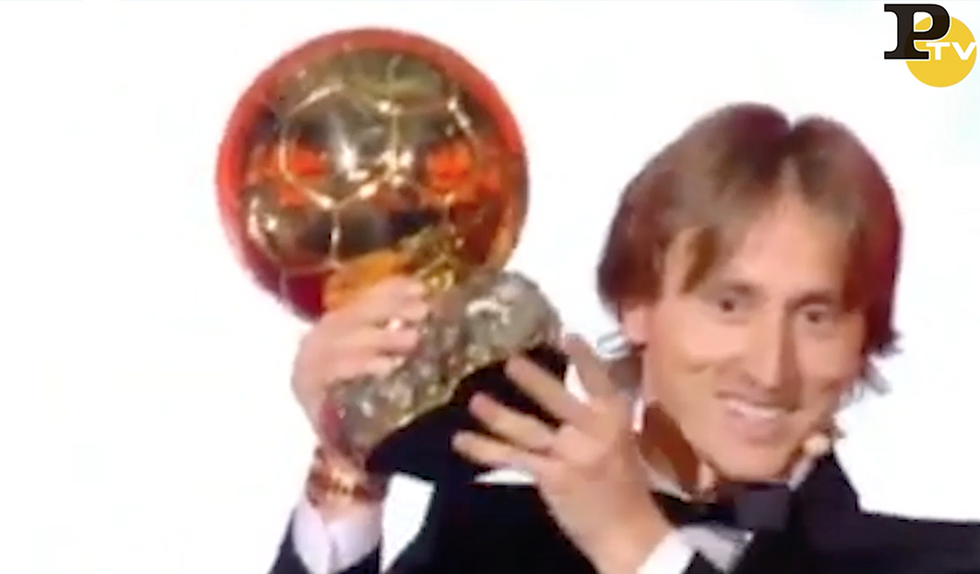 Luka Modric pallone d'oro video