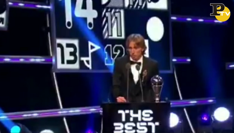 Luka Modric premio miglior giocatore FIFA 2018 video