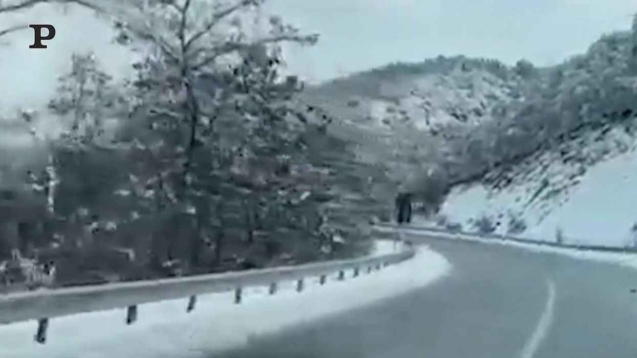 Maltempo, la neve arriva in Sardegna: disagi e strade bloccate | Video