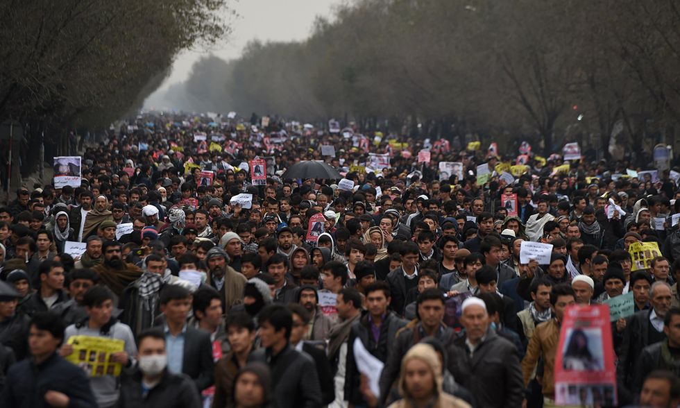 Manifestazione a Kabul