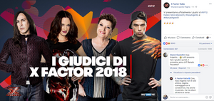 X Factor 2018 giuria