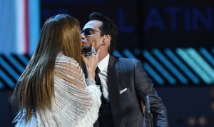 Marc Anthony e Jennifer Lopez ai Latin Grammy's awards