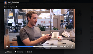 Marck Zuckerberg lancia la sfida ai palleggi virtuali