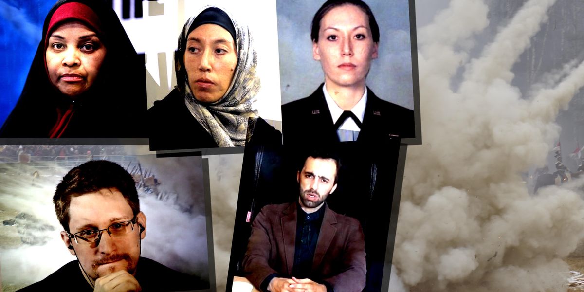 Marzieh Hashemi, Monica Elfriede Witt, Edward Snowden, Mahmoud Mousavi Majd
