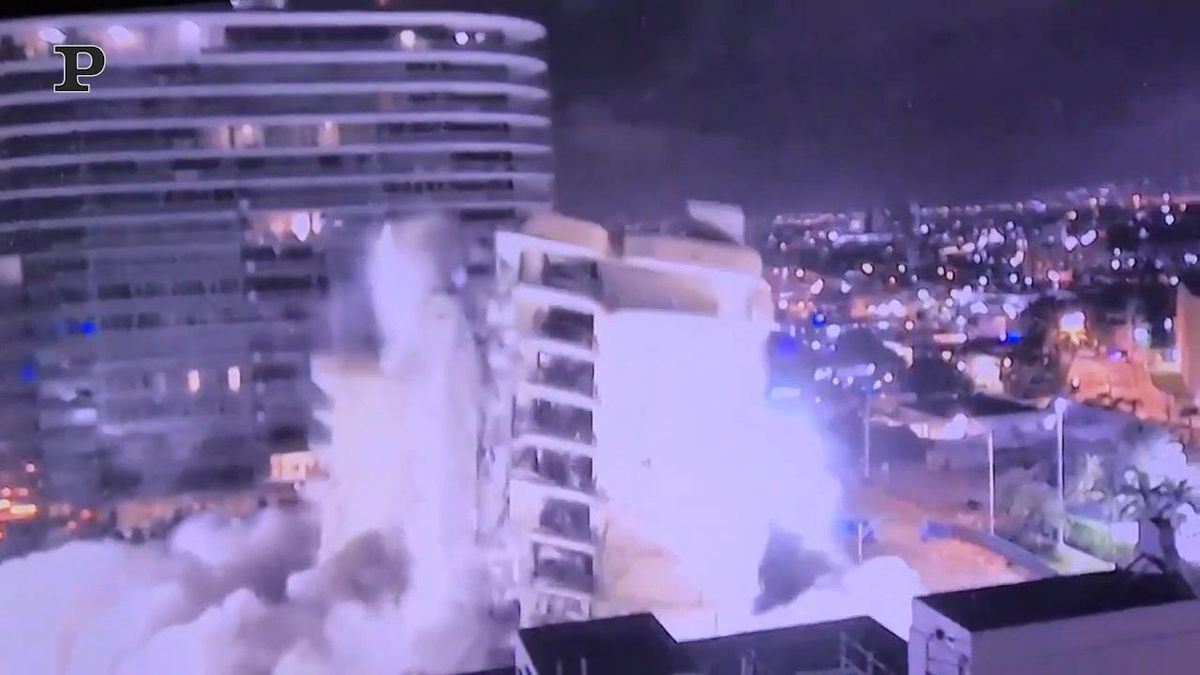 Miami, il palazzo crollato è stato demolito | video