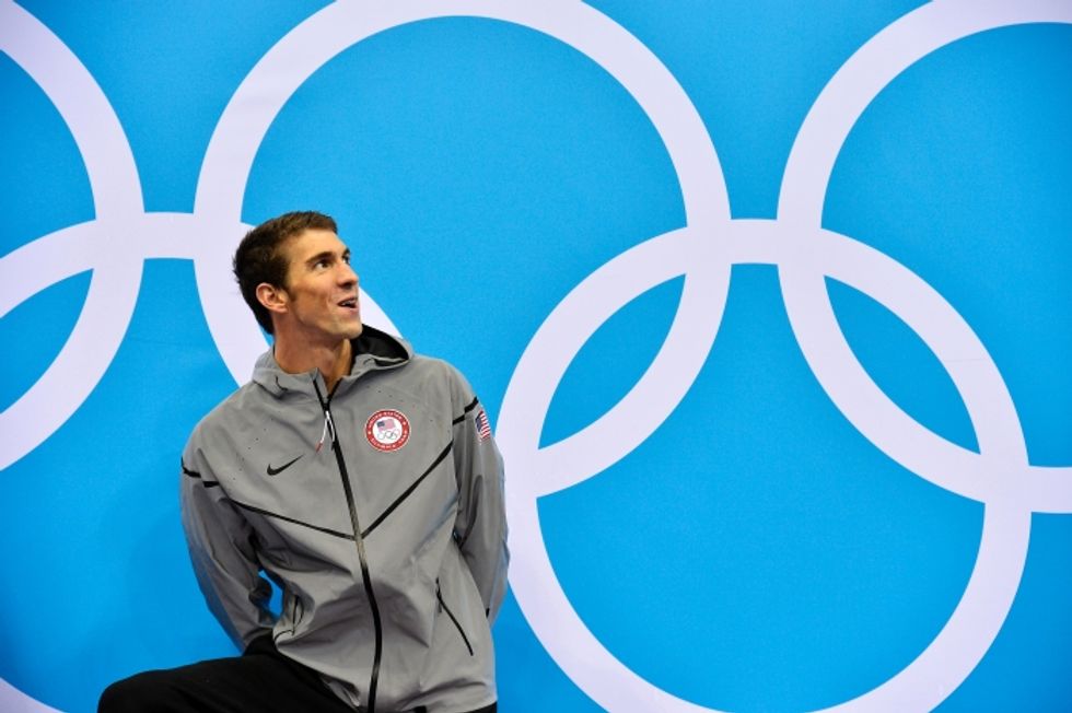 Michael Phelps in vacanza senza Megan Rossee
