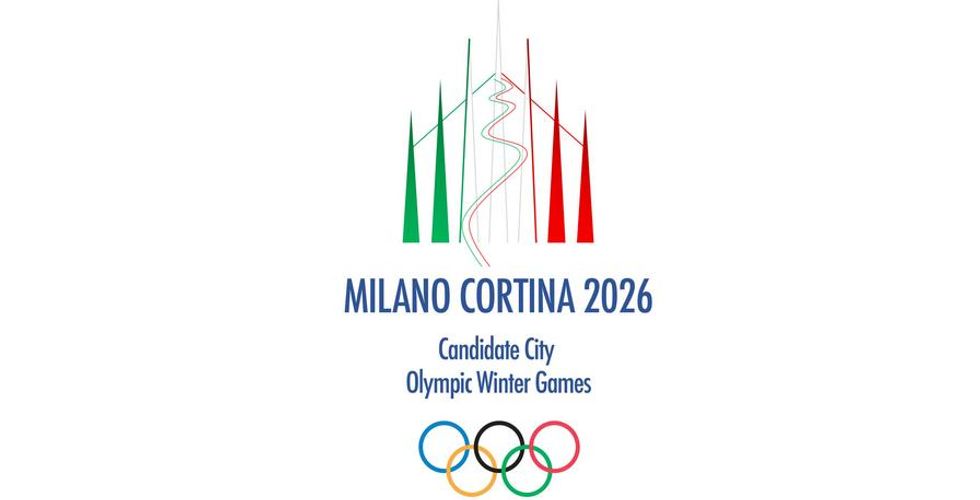 milano cortina olimpiadi 2026 logo candidatura
