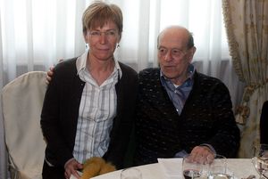 Giorgio Bocca con Milena Gabanelli