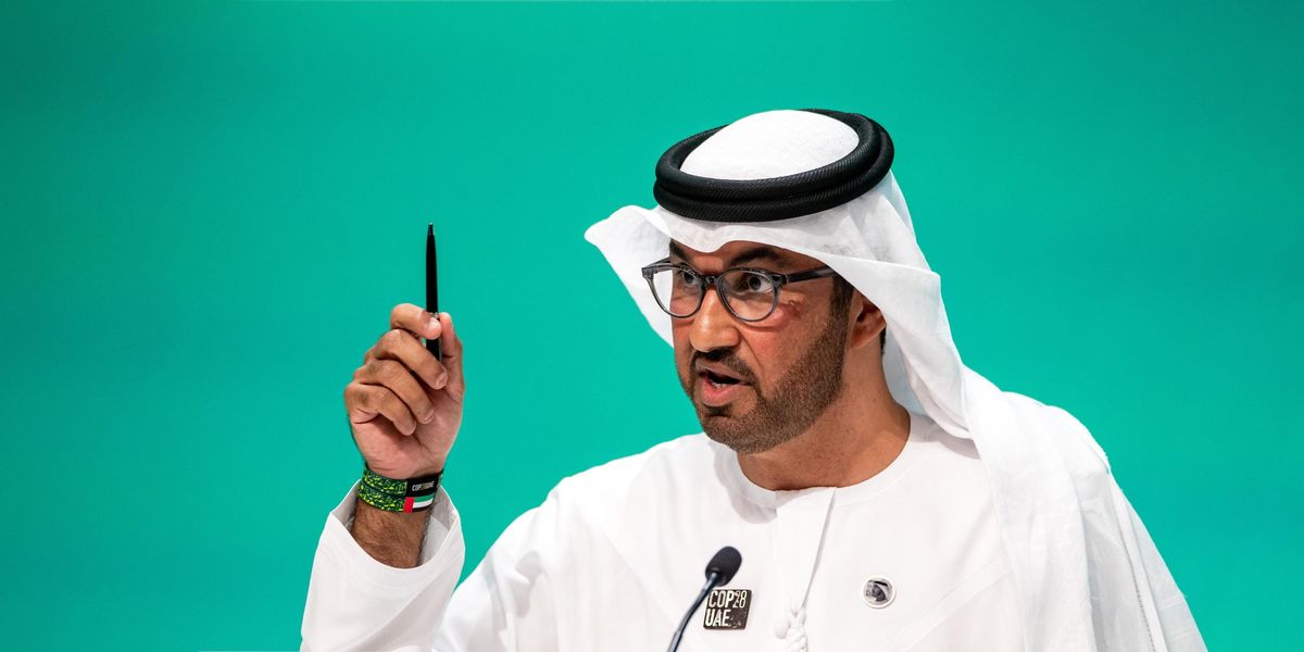 ministro dell’industria degli Emirati Arabi Sultan Al Jaber