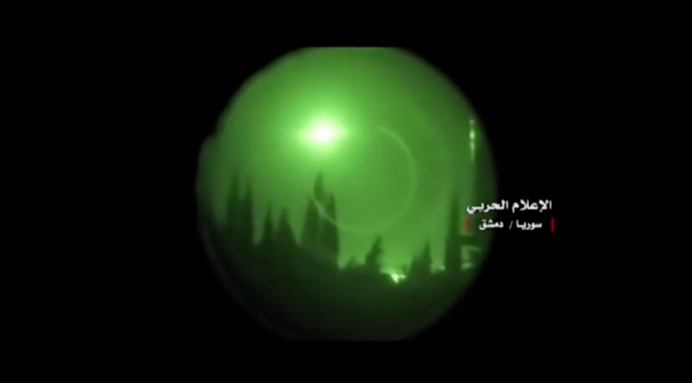 missili Damasco attacco USa video infrarossi