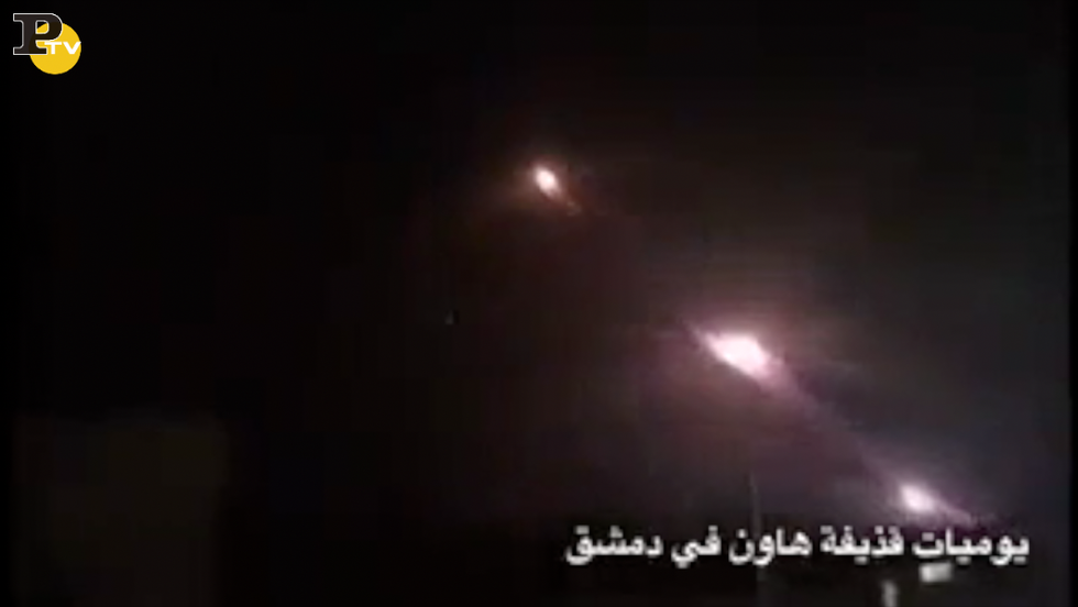 missili Israele Iran Siria Golan video