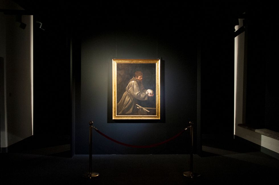 Caravaggio a Monza: "San Francesco in meditazione"