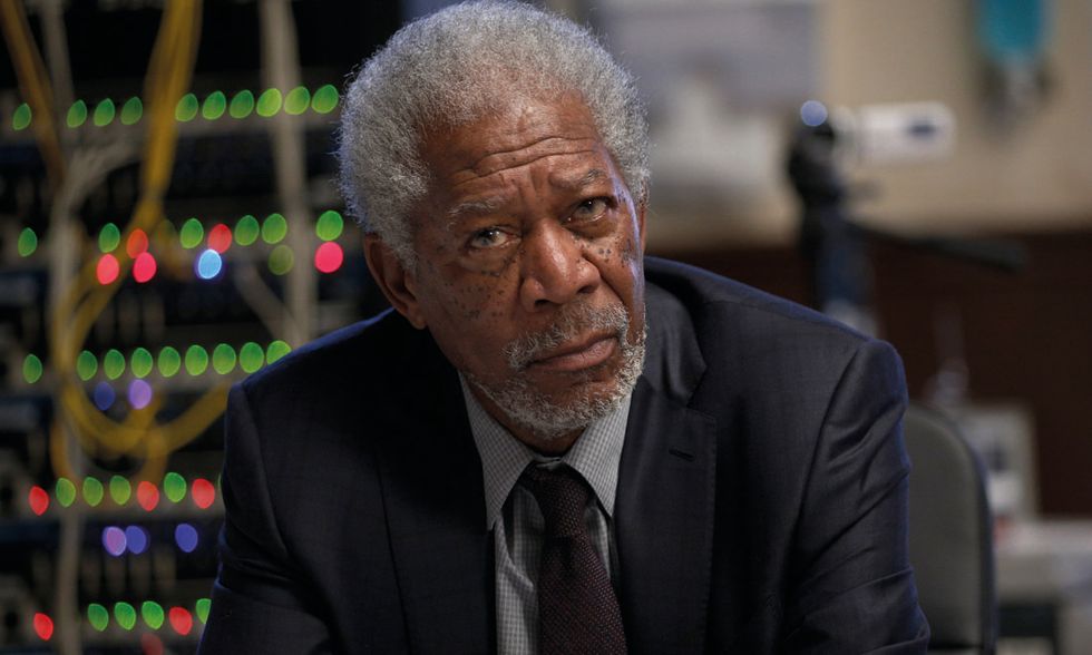 Morgan Freeman in "Lucy"