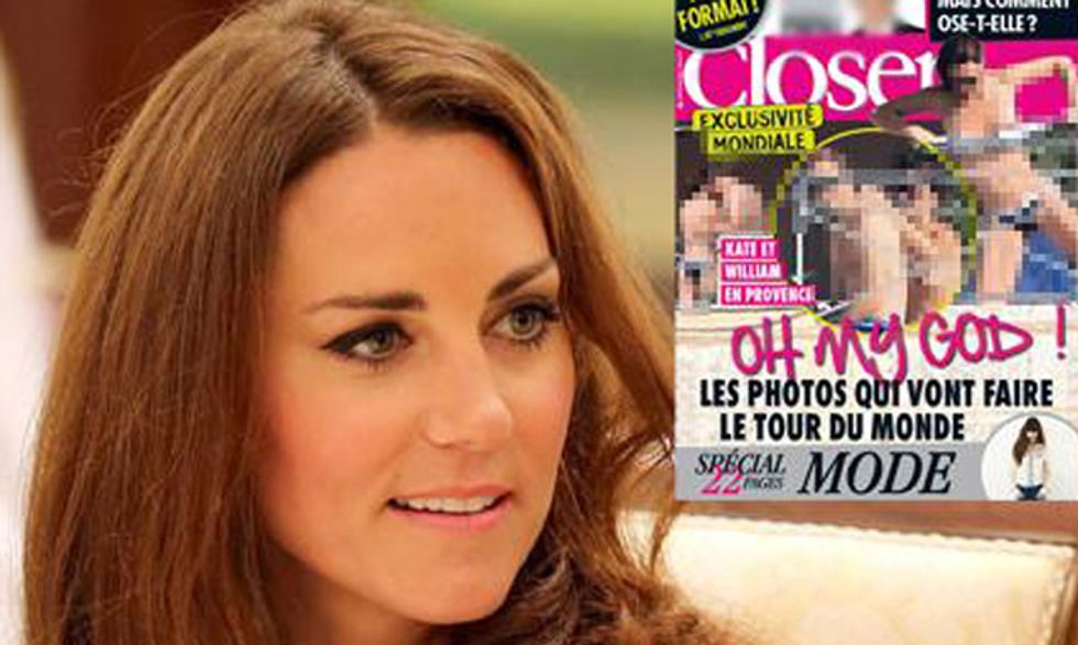Kate Middleton in topless