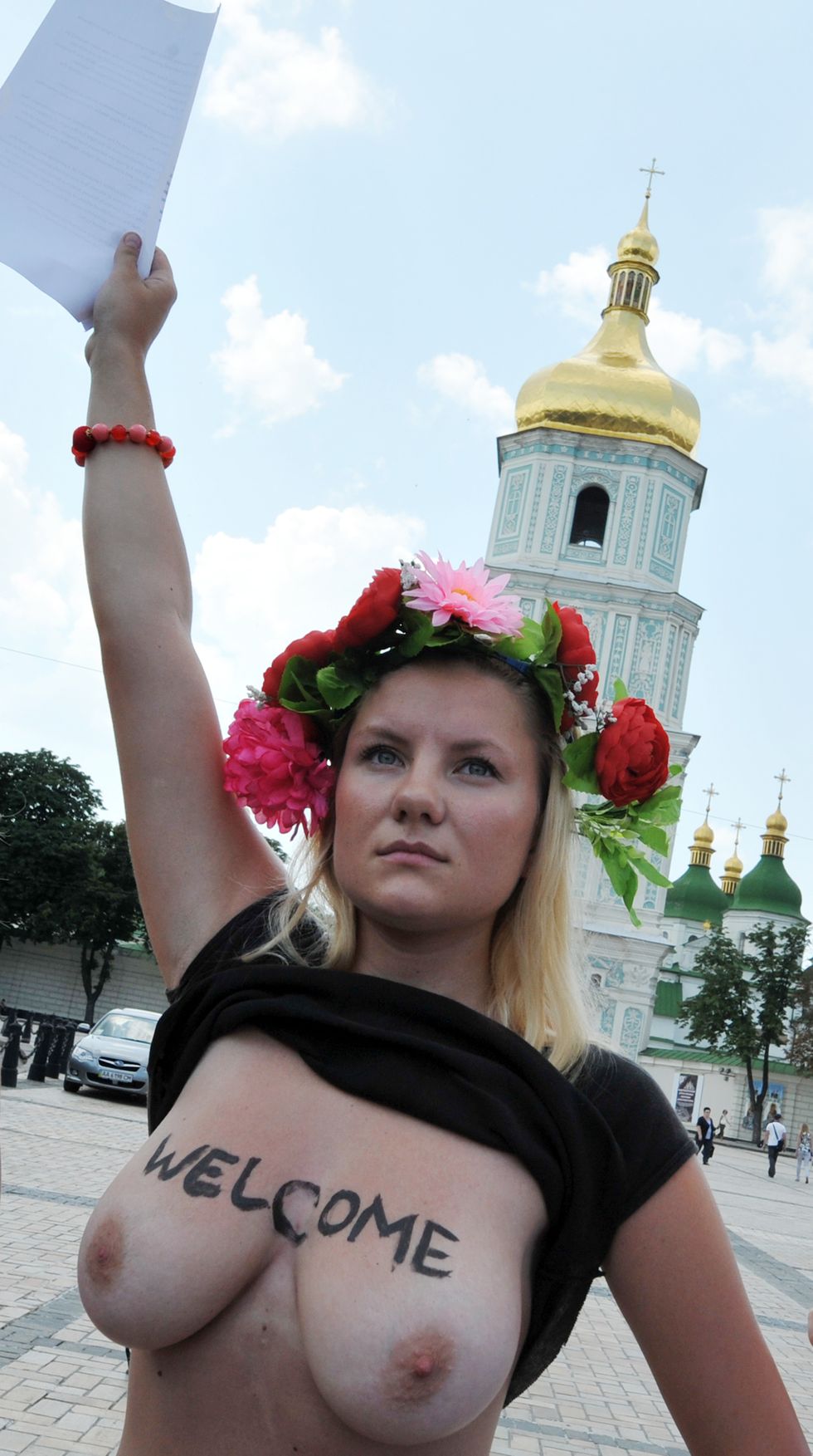 Il leader di Femen? Un uomo