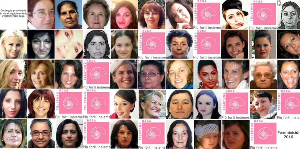 Femminicidio, tutte le vittime del 2016
