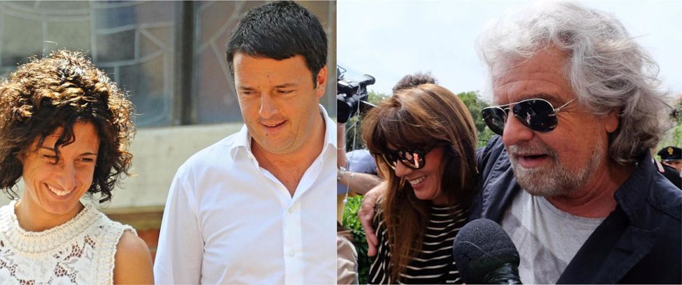 Grillo, Renzi e la politica dei due forni