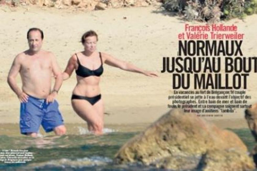 Niente bikini per Lady Hollande