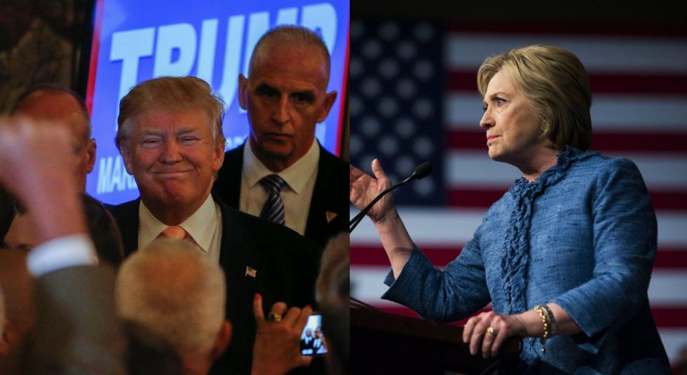 Elezioni Usa 2016: un sondaggio dà Trump avanti alla Clinton
