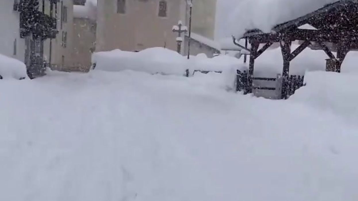 Oltre un metro di neve a Gressoney | video
