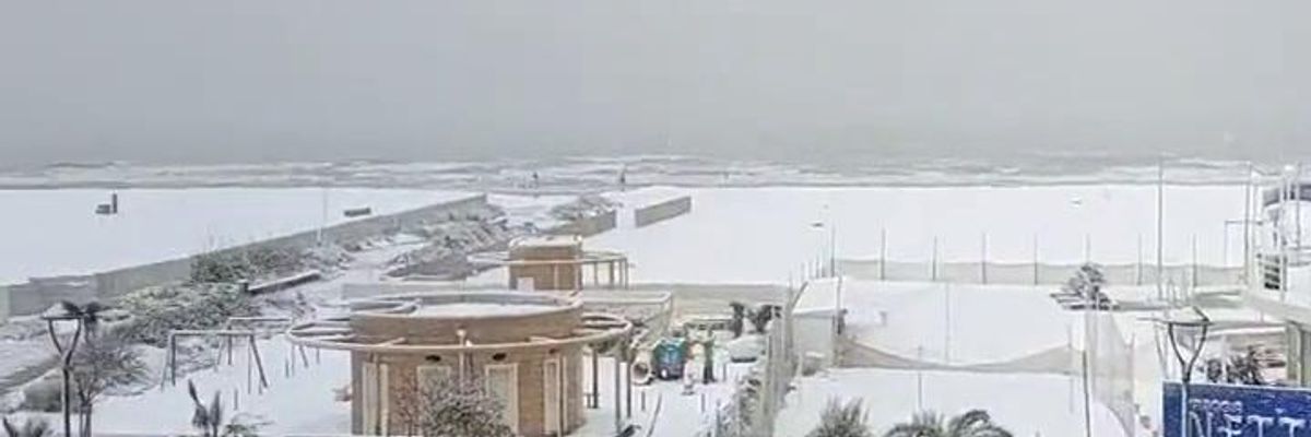 Neve a Rimini | video