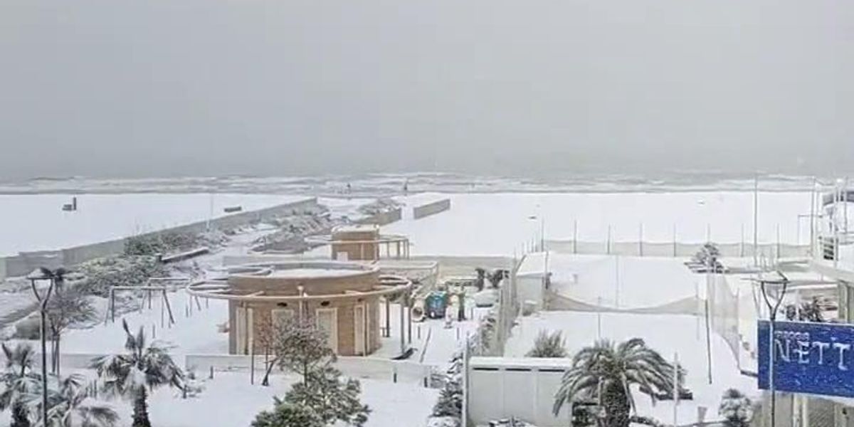 Neve a Rimini | video