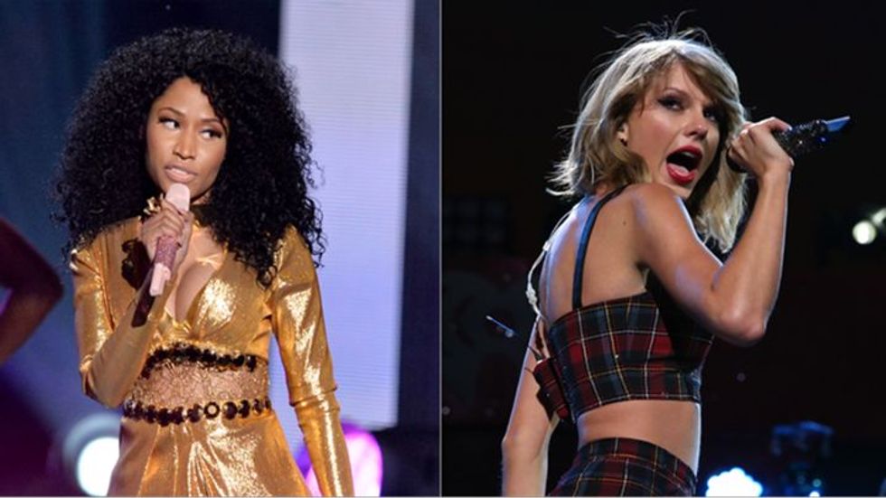 MTV Video Music Awards: Taylor Swift replica a Nicki Minaj