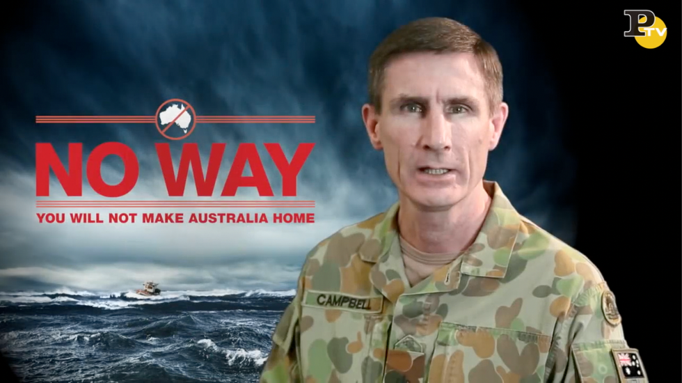 No Way video Australia contro immigrazione navi
