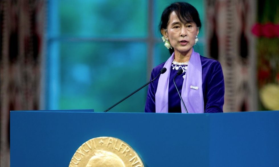 Noble per la pace, Aung San Su Kyi