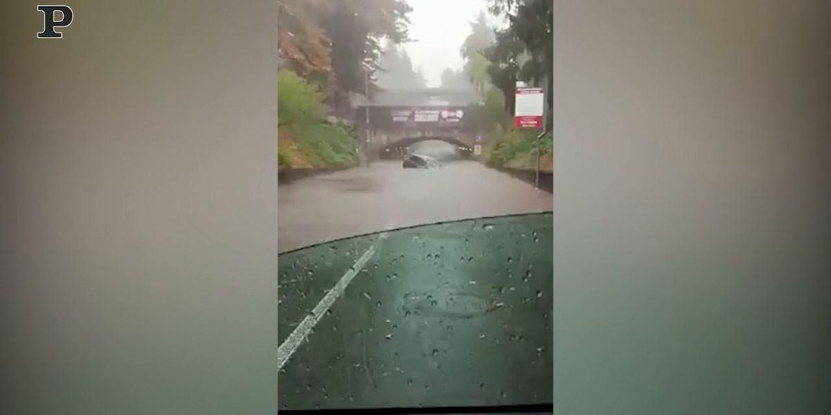 Nubifragio nel Varesotto, auto sommerse a Busto Arsizio | video