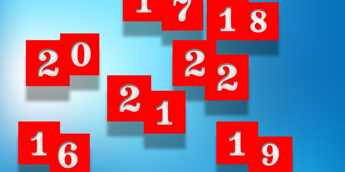 Numerologia significato dei numeri dal 16 al 22