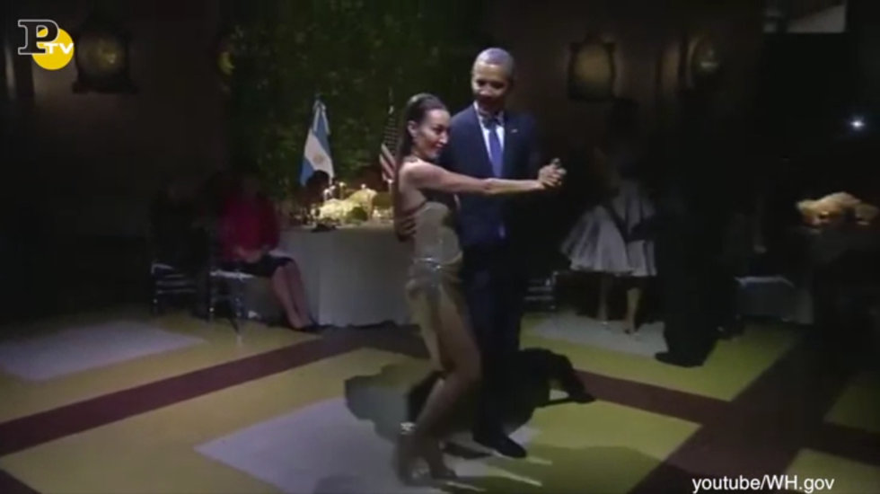obama balla tango argentina