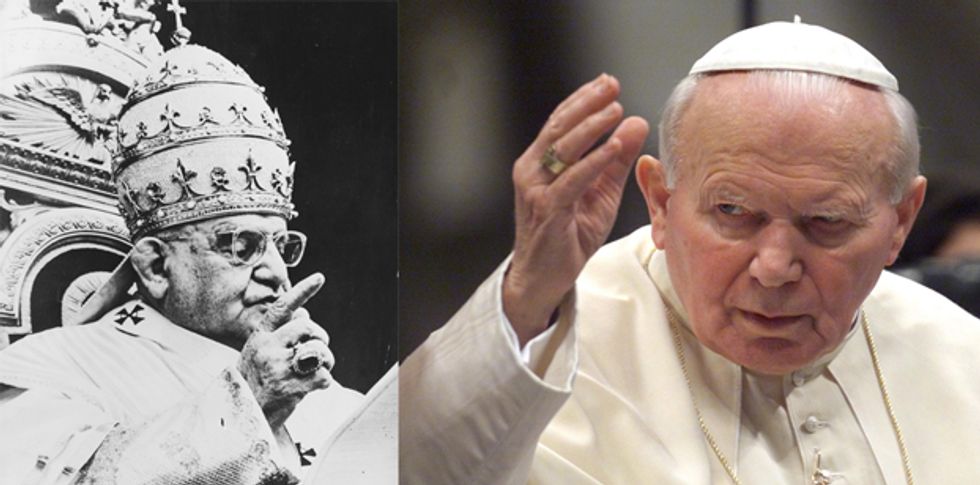 Roma è pronta per la canonizzazione di Giovanni Paolo II e Giovanni XXIII