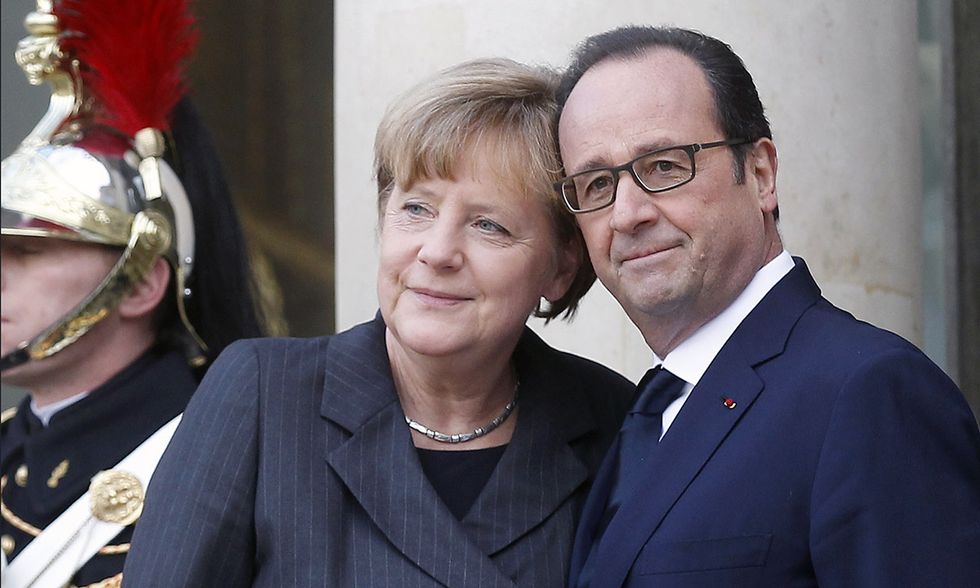 Le crepe di Merkel e Hollande