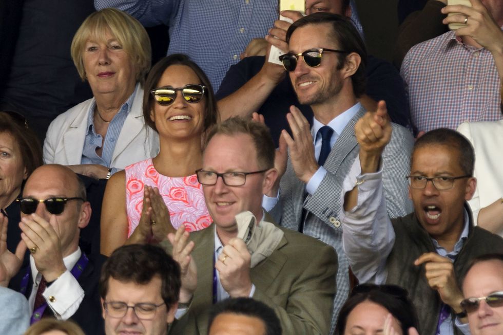 Pippa Middleton e James Matthews a Wimbledon