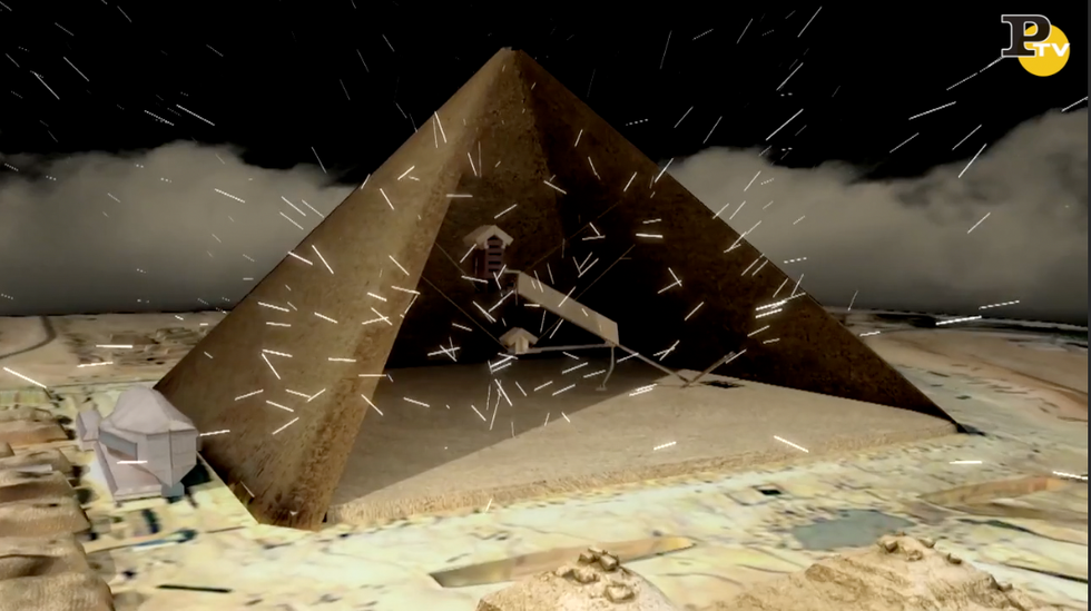 piramide cheope nuova camera segreta mistero tesoro video