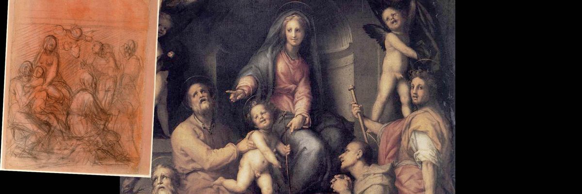 ​Pontormo: Pala Pucci (Madonna con Bambino e santi- 1518)