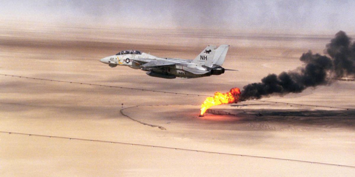 Prima guerra del golfo desert storm kuwait iraq 1991
