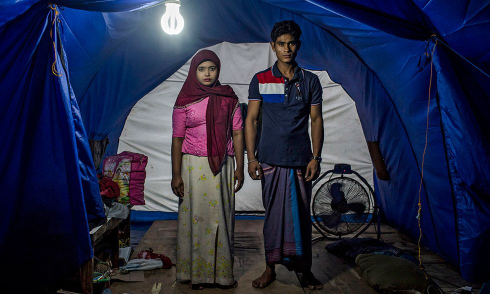 Profughi Rohingya in Indonesia