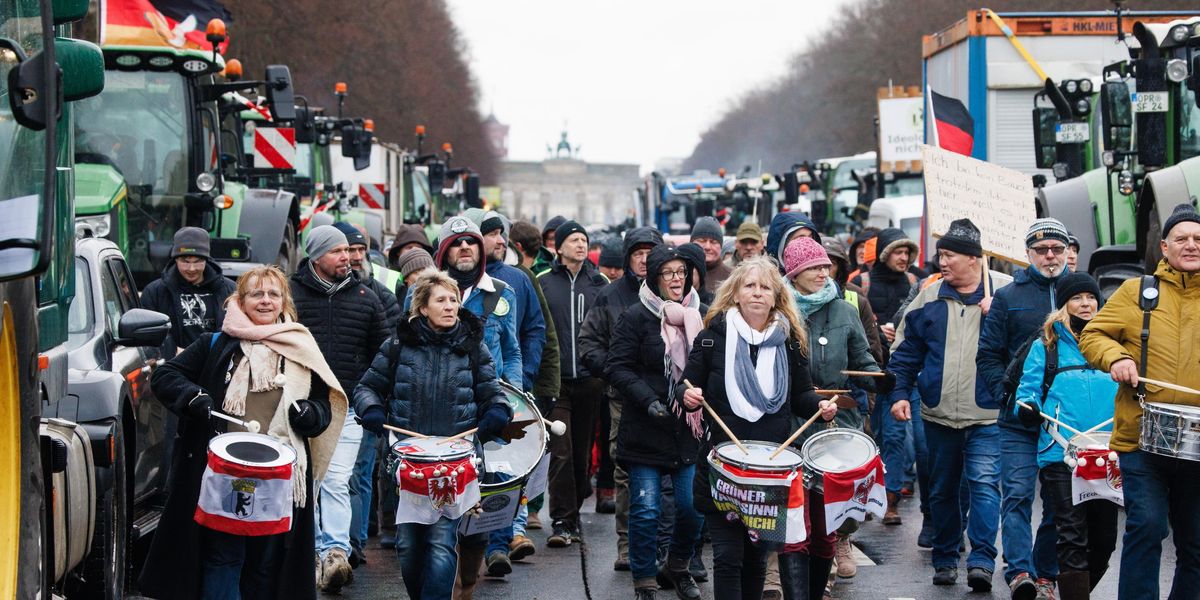 protesta trattori germania